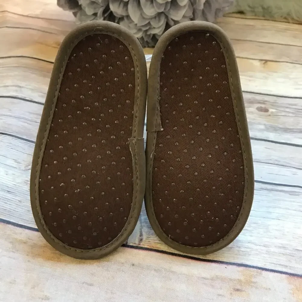 Old Navy Girls Boys Boots Size 18-24 mo 5 Brown‎ October Soft Sole NEW